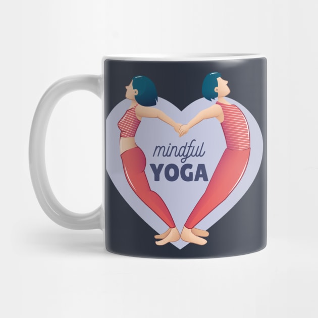 Yoga lover clothes gift for fitness and gym by Midoart